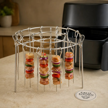 Ya es posible hacer mini brochetas con tu freidora de aire ✨