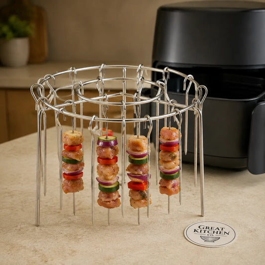 Ya es posible hacer mini brochetas con tu freidora de aire ✨